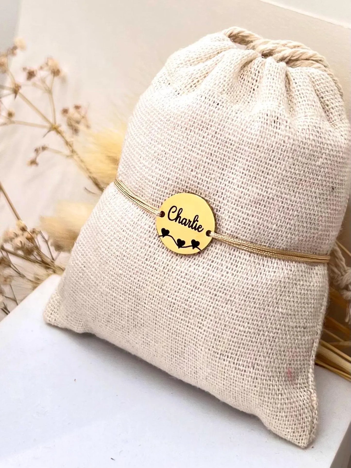 Bracelet à personnaliser - Cadeau d'anniversaire personnalisé, bracelet femme & enfant