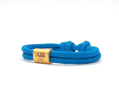 Bracelet personnalisé homme, Léo - cadeau personnalisé parrain, cadeau garçon