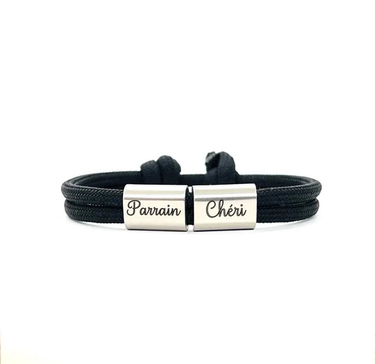 Bracelet personnalisé  homme, London - bijou personnalisé homme, cadeau personnalisé fête des pères